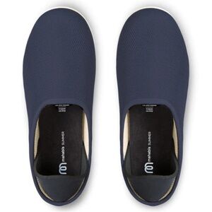 MAHABIS COMFORT SLIP ONS INSIDE OUTSIDE NAVY BLUE SIZE 8.5 EUC